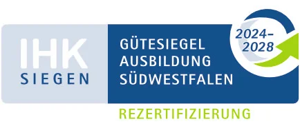Gütesiegel Ausbildung Siegen Gontermann-Peipers IHK Siegen Rezertifizierung