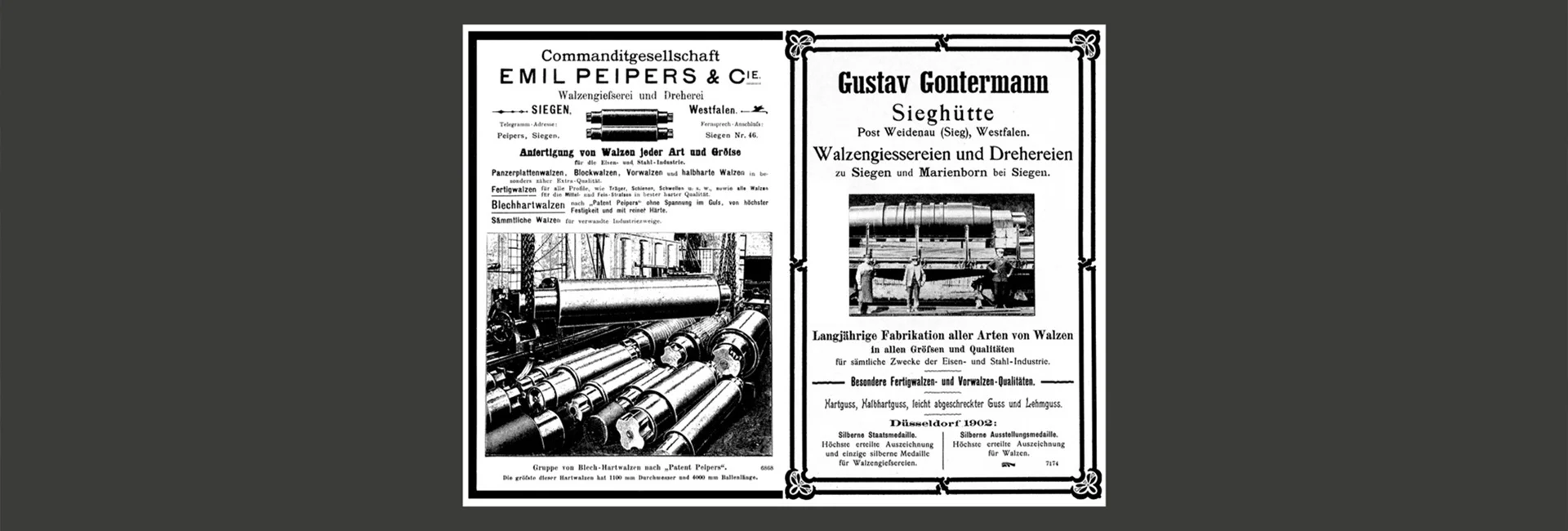 Gontermann-Peipers Firmengeschichte 