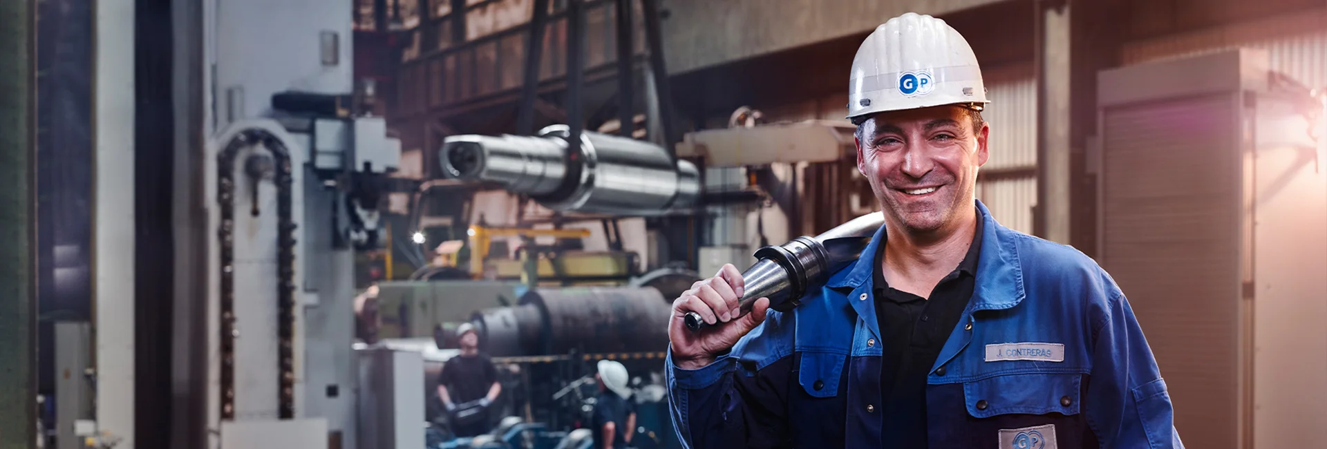 [Translate to Englisch:] Foundry Rolls Machining Mechanical processing Siegen Gontermann-Peipers