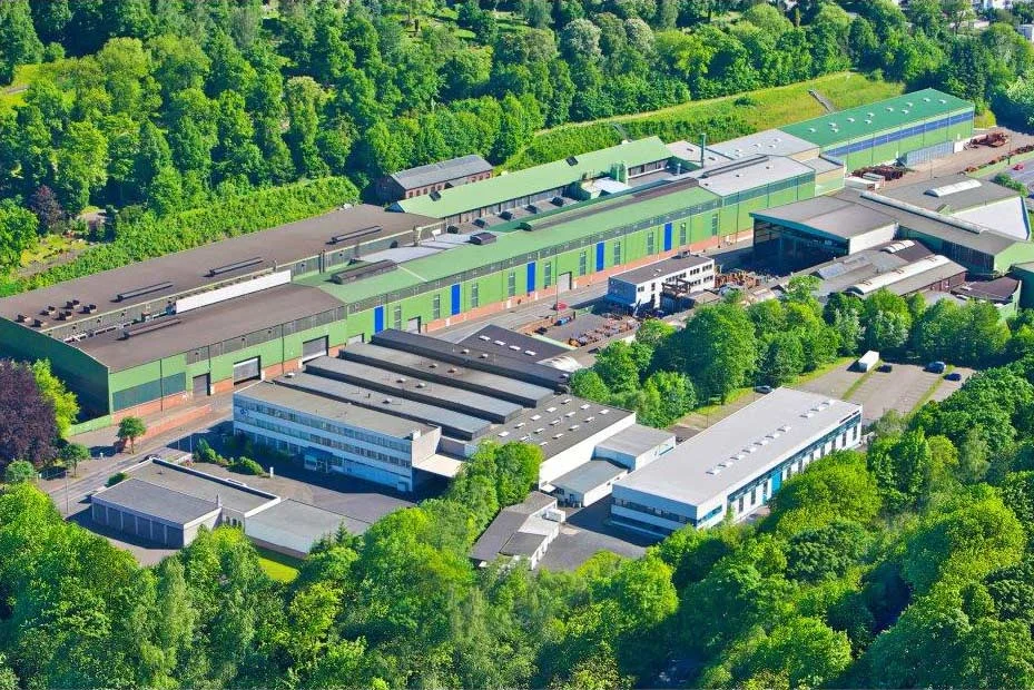 Luftbild Gontermann-Peipers Werk Marienborn Siegen Gießerei Mechanische Bearbeitung