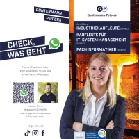 Ausbildung Siegen Gontermann-Peipers Titel Ausbildungsflyer Industriekaufleute